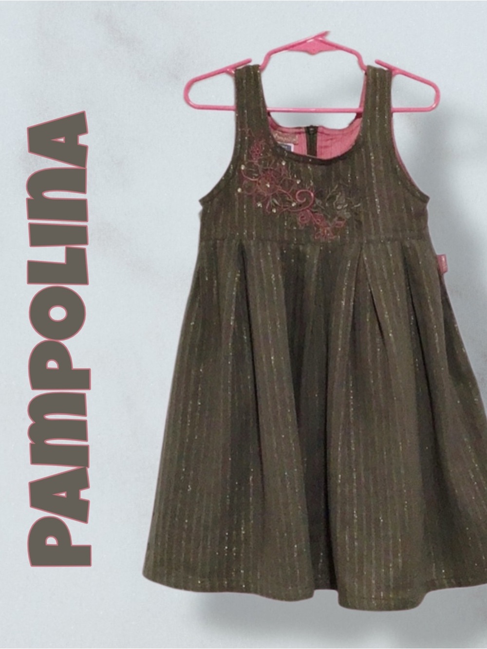 PAMPOLINA Metallic Stripe Jumper Size 4T/4